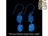 Petroleum Herkimer Diamond Rough Earring-2E HDP-3-321