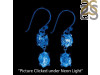 Petroleum Herkimer Diamond Rough Earring-2E HDP-3-324