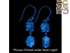 Petroleum Herkimer Diamond Rough Earring-2E HDP-3-325