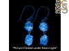 Petroleum Herkimer Diamond Rough Earring-2E HDP-3-327