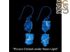 Petroleum Herkimer Diamond Rough Earring-2E HDP-3-328