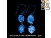Petroleum Herkimer Diamond Rough Earring-2E HDP-3-329