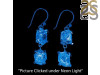 Petroleum Herkimer Diamond Rough Earring-2E HDP-3-338
