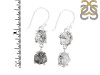 Petroleum Herkimer Diamond Rough Earring-2E HDP-3-339