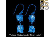 Petroleum Herkimer Diamond Rough Earring-2E HDP-3-343