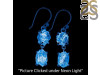 Petroleum Herkimer Diamond Rough Earring-2E HDP-3-345