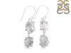 Petroleum Herkimer Diamond Rough Earring-2E HDP-3-346