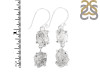 Petroleum Herkimer Diamond Rough Earring-2E HDP-3-346