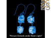 Petroleum Herkimer Diamond Rough Earring-2E HDP-3-354