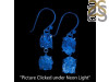 Petroleum Herkimer Diamond Rough Earring-2E HDP-3-356