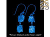 Petroleum Herkimer Diamond Rough Earring-2E HDP-3-357