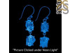 Petroleum Herkimer Diamond Rough Earring-2E HDP-3-360