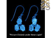 Petroleum Herkimer Diamond Rough Earring-2E HDP-3-4