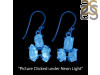 Petroleum Herkimer Diamond Rough Earring-2E HDP-3-8