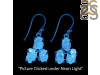 Petroleum Herkimer Diamond Rough Earring-2E HDP-3-9