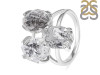 Herkimer Diamond Rough Ring-2R-Size-8 HKD-2-278