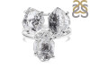 Herkimer Diamond Rough Ring-2R-Size-8 HKD-2-283