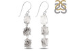 Herkimer Diamond Rough Earring-2E HKD-3-257