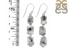 Herkimer Diamond Rough Earring-2E HKD-3-268