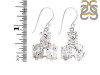 Herkimer Diamond Rough Earring-2E HKD-3-33
