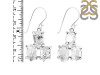 Herkimer Diamond Rough Earring-2E HKD-3-45