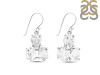 Herkimer Diamond Rough Earring-2E HKD-3-48