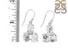 Herkimer Diamond Rough Earring-2E HKD-3-58
