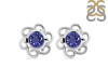 Iolite Stud Earring IOL-RDE-7.