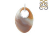 Montana Agate Donut Pendant-SP JSP-1-27-MTA