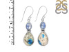 K2 Jasper/Kyanite Earring-2E K2J-3-61