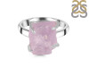 Kunzite Rough Ring-R-Size-8 KNZ-2-14