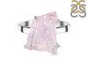 Kunzite Rough Ring-R-Size-10 KNZ-2-96