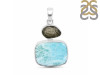 Larimar/Moldavite Pendant-2SP LAR-1-1164