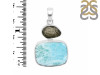 Larimar/Moldavite Pendant-2SP LAR-1-1164