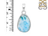 Close Out Larimar Pendant-SP LAR-CO-1-1464