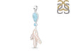 Larimar Blue-Topaz Biwa-Pearl Pendant-2SP LAR-1-1720