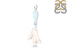 Larimar Blue-Topaz Biwa-Pearl Pendant-2SP LAR-1-1742