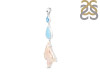 Larimar Blue-Topaz/Biwa-Pearl Pendant-2SP LAR-1-1746