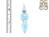 Larimar/Blue Topaz Pendant-2SP LAR-1-1760
