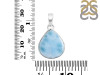 Larimar Pendant-SP LAR-1-1823