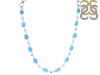 Larimar/Pearl/Blue Topaz Necklace-NSL LAR-12-58