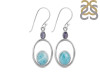 Larimar/Tanzanite Earring-2E LAR-3-168