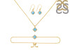 Larimar Jewelry Set  LAR-RDB-66-RDN-74-RDE-692.
