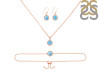 Larimar Jewelry Set  LAR-RDB-65-RDN-72-RDE-693.