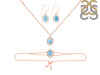 Larimar Jewelry Set  LAR-RDB-68-RDN-78-RDE-694.