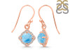 Larimar & White Topaz Earring LAR-RDE-692.