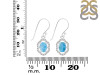 Larimar & White Topaz Earring LAR-RDE-694.