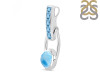 Larimar & Blue Topaz Pendant LAR-RDP-46.