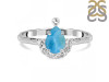 Larimar & White Topaz Ring LAR-RDR-1622.