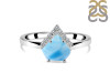 Larimar & White Topaz Ring LAR-RDR-1631.